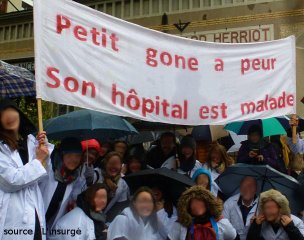 Manifestation, hôpitaux, novembre 2019. Source : L'insurgé